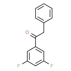 ChemSpider 2D Image | 1-(3,5-Difluorophenyl)-2-phenylethanone | C14H10F2O