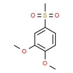 ChemSpider 2D Image | 3,4-Dimethoxyphenyl methyl sulfone | C9H12O4S