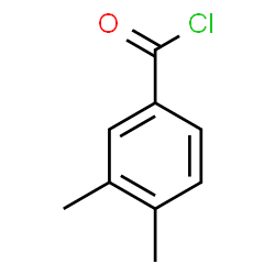 ChemSpider 2D Image | 3,4-Dimethylbenzoyl chloride | C9H9ClO