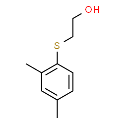 ChemSpider 2D Image | 2-[(2,4-Dimethylphenyl)thio]ethanol | C10H14OS