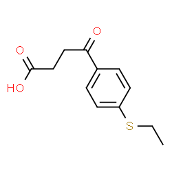 ChemSpider 2D Image | 4-(4-Ethylthiophenyl)-4-oxobutyric acid | C12H14O3S