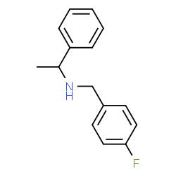 ChemSpider 2D Image | N-(4-Fluorobenzyl)-1-phenylethanamine | C15H16FN
