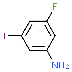 ChemSpider 2D Image | 3-Fluoro-5-iodoaniline | C6H5FIN