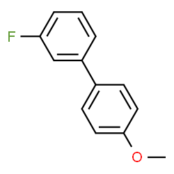 ChemSpider 2D Image | 3-Fluoro-4'-methoxybiphenyl | C13H11FO