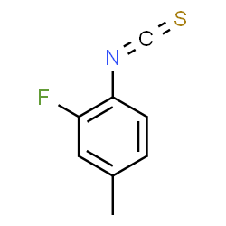 ChemSpider 2D Image | 2-Fluoro-1-isothiocyanato-4-methylbenzene | C8H6FNS
