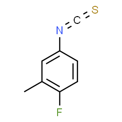 ChemSpider 2D Image | 1-Fluoro-4-isothiocyanato-2-methylbenzene | C8H6FNS