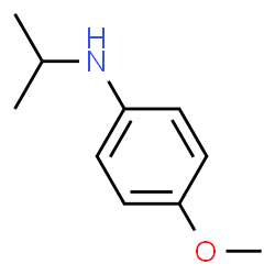 ChemSpider 2D Image | N-Isopropyl-4-methoxyaniline | C10H15NO