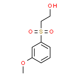 ChemSpider 2D Image | 2-[(3-Methoxyphenyl)sulfonyl]ethanol | C9H12O4S
