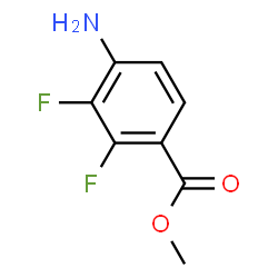 ChemSpider 2D Image | METHYL 4-AMINO-2,3-DIFLUOROBENZOATE | C8H7F2NO2