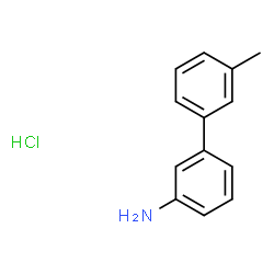 ChemSpider 2D Image | (3'-methylbiphenyl-3-yl)amine hydrochloride | C13H14ClN