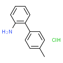 ChemSpider 2D Image | 4'-Methyl-2-biphenylamine hydrochloride (1:1) | C13H14ClN