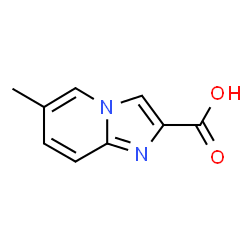 ChemSpider 2D Image | 6-methylimidazo[1,2-a]pyridine-2-carboxylic acid | C9H8N2O2