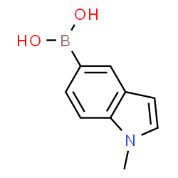 ChemSpider 2D Image | N-Methylindole-5-boronic acid | C9H10BNO2