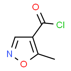 ChemSpider 2D Image | 5-Methyl-4-isoxazolecarbonylchloride | C5H4ClNO2