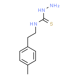 ChemSpider 2D Image | 4-(4-Methylphenethyl)-3-thiosemicarbazide | C10H15N3S