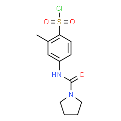 ChemSpider 2D Image | 2-Methyl-4-[(pyrrolidine-1-carbonyl)-amino]-N-Methylpyrrolidine | C12H15ClN2O3S