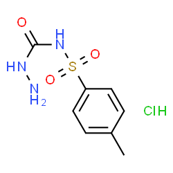 ChemSpider 2D Image | 4-(4-Methylphenylsulfonyl)semicarbazide hydrochloride | C8H12ClN3O3S
