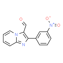 ChemSpider 2D Image | 2-(3-Nitrophenyl)imidazo[1,2-a]pyridine-3-carbaldehyde | C14H9N3O3