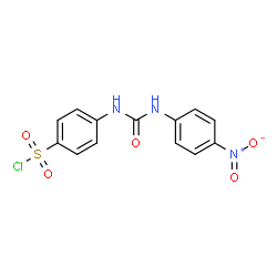 ChemSpider 2D Image | 4-{[(4-Nitrophenyl)carbamoyl]amino}benzenesulfonyl chloride | C13H10ClN3O5S