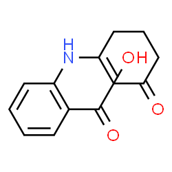 ChemSpider 2D Image | 2-((3-Oxocyclohex-1-enyl)amino)benzoic acid | C13H13NO3