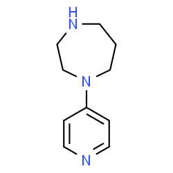 ChemSpider 2D Image | 1-pyridin-4-yl-1,4-diazepane | C10H15N3