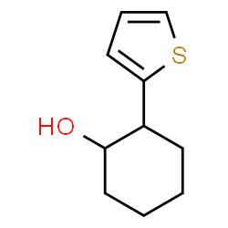 ChemSpider 2D Image | 2-(2-Thienyl)cyclohexanol | C10H14OS