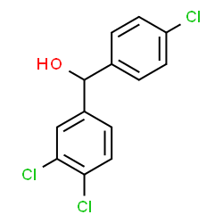 ChemSpider 2D Image | 3,4,4'-Trichlorobenzhydrol | C13H9Cl3O