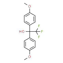 ChemSpider 2D Image | 2,2,2-trifluoro-1,1-bis(4-methoxyphenyl)ethanol | C16H15F3O3