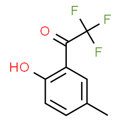 ChemSpider 2D Image | 2,2,2-Trifluoro-1-(2-hydroxy-5-methylphenyl)ethanone | C9H7F3O2