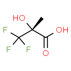 ChemSpider 2D Image | (R)-2-(Trifluoromethyl)-2-hydroxypropionic acid | C4H5F3O3