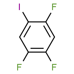 ChemSpider 2D Image | 1,2,4-Trifluoro-5-iodobenzene | C6H2F3I