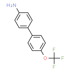 ChemSpider 2D Image | 4'-(Trifluoromethoxy)-4-biphenylamine | C13H10F3NO