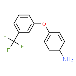ChemSpider 2D Image | 4-[3-(Trifluoromethyl)phenoxy]aniline | C13H10F3NO
