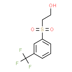 ChemSpider 2D Image | 2-{[3-(Trifluoromethyl)phenyl]sulfonyl}ethanol | C9H9F3O3S