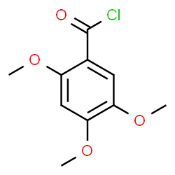 ChemSpider 2D Image | 2,4,5-Trimethoxybenzoyl chloride | C10H11ClO4