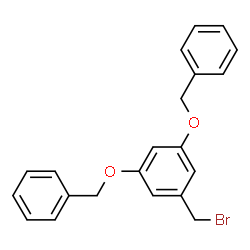 ChemSpider 2D Image | 1,3-Bis(benzyloxy)-5-(bromomethyl)benzene | C21H19BrO2