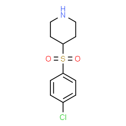 ChemSpider 2D Image | 4-[(4-Chlorophenyl)sulfonyl]piperidine | C11H14ClNO2S