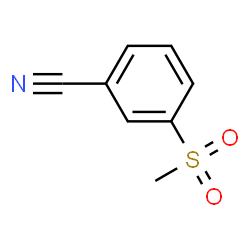 ChemSpider 2D Image | 3-Methylsulfonylbenzonitrile | C8H7NO2S
