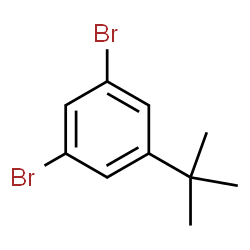 ChemSpider 2D Image | 1,3-dibromo-5-tert-butylbenzene | C10H12Br2