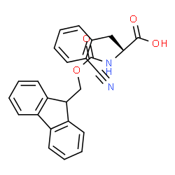 ChemSpider 2D Image | Fmoc-Phe(2-CN)-OH | C25H20N2O4