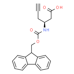 ChemSpider 2D Image | Fmoc-L-β-Homopropargylglycine | C21H19NO4