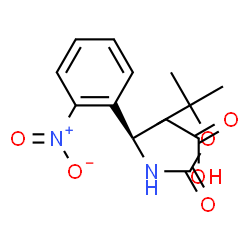 ChemSpider 2D Image | (3R)-3-({[(2-Methyl-2-propanyl)oxy]carbonyl}amino)-3-(2-nitrophenyl)propanoic acid | C14H18N2O6