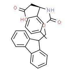 ChemSpider 2D Image | (3R)-3-{[(9H-Fluoren-9-ylmethoxy)carbonyl]amino}-3-(3-methylphenyl)propanoic acid | C25H23NO4