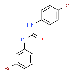 ChemSpider 2D Image | 1-(3-Bromophenyl)-3-(4-bromophenyl)urea | C13H10Br2N2O