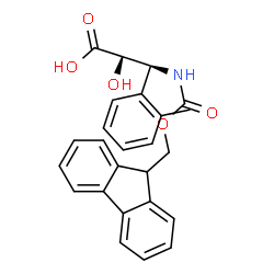 ChemSpider 2D Image | (2S,3S)-3-{[(9H-Fluoren-9-ylmethoxy)carbonyl]amino}-2-hydroxy-3-(2-methylphenyl)propanoic acid | C25H23NO5
