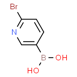 ChemSpider 2D Image | 2-Bromopyridyl-5-boronic acid | C5H5BBrNO2