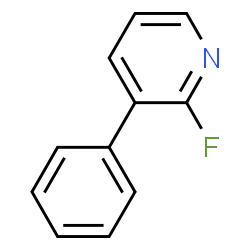 ChemSpider 2D Image | 2-Fluoro-3-phenylpyridine | C11H8FN