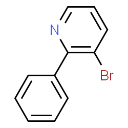 ChemSpider 2D Image | 3-Bromo-2-phenylpyridine | C11H8BrN