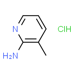 ChemSpider 2D Image | 3-Methylpyridin-2-amine hydrochloride | C6H9ClN2