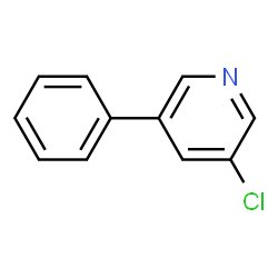 ChemSpider 2D Image | 3-Chloro-5-phenylpyridine | C11H8ClN